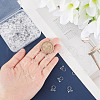 SUNNYCLUE 250Pcs Plastic Clip-on Earring Findings KY-SC0001-70-3