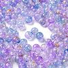 Transparent Crackle Acrylic Beads DACR-D300-01H-8mm-1