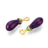 Alloy Enamel Pendants ENAM-N062-03G-2