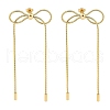 Ion Plating(IP) 304 Stainless Steel Stud Earrings EJEW-H007-02G-1