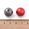Christmas Theme UV Plating Acrylic Beads PACR-B003-01C-3