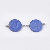 Handmade Porcelain Links connectors PORC-T002-124A-2