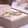 925 Sterling Silver Micro Pave Cubic Zirconia Stackable Finger Rings UD9472-2-1