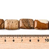 Natural Picture Jasper Beads Strands G-S386-A14-5