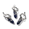 Natural Lapis Lazuli Pendants G-I0322-03P-10-1