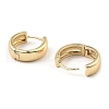 Brass Thick Hoop Earrings EJEW-I289-50A-KCG-2