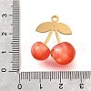 304 Stainless Steel Acrylic Pendants STAS-E549-01G-01-3