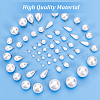 ABS Plastic Imitation Pearls Pendants KY-WH0046-69-4