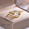 925 Sterling Silver Pave Cubic Zirconia Finger Rings for Women IK1659-1-4