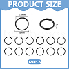 Unicraftale 120Pcs Stainless Steel Split Rings FIND-UN0016-68-4