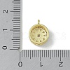 Rack Plating Brass Micro Pave Cubic Zirconia Tube Bails KK-A220-08G-3