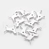 Non-Tarnish 201 Stainless Steel Puppy Pendants STAS-Q201-T431-1