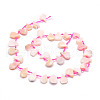 Natural Pink Opal Beads Strands G-E569-R02-2