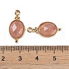 Natural Strawberry Quartz Faceted Pendans KK-L218-003G-04-3