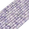 Natural Lepidolite/Purple Mica Stone Beads Strands G-P575-B24-6x1mm-2