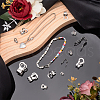 SUNNYCLUE 84pcs 7 styles U-Shaped 304 Stainless Steel Clasp STAS-SC0009-13-4