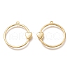 Brass Pendants KK-Z013-01G-2