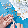 Unicraftale 24Pcs 6 Style Flat Round with Textured 304 Stainless Steel Stud Earring Findings STAS-UN0027-39-4