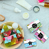   90Pcs 9 Colors Floral Pattern Handmade Soap Paper Tag DIY-PH0005-82-4