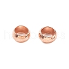 Brass Crimp Beads KK-S509-01RG-02-2