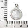 Natural White Shell Carved Cameo Lady Pendants KK-D537-01P-03-3