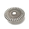 Tibetan Style Alloy Flower Multi-Strand Links PALLOY-D291-01AS-01-2