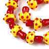 Handmade Lampwork Beads Strands X1-LAMP-N024-09I-4