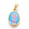 304 Stainless Steel Pendants STAS-F185-24G-1
