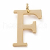 Golden Brass Pendants KK-P194-01G-F-1