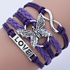 Imitation Leather Multi-strand Bracelets WG22DAF-04-1