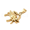 Crab 304 Stainless Steel Pendants STAS-M121-07G-2