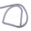 Electroplate Non-magnetic Synthetic Hematite Beads Strands X-G-J164A-2mm-04-2