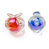 UV Plating Rainbow Iridescent Acrylic Beads OACR-F004-02-2