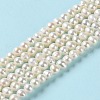 Natural Cultured Freshwater Pearl Beads Strands PEAR-E018-55-2