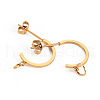 304 Stainless Steel Stud Earring Findings STAS-S116-269G-2