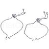 Unicraftale Adjustable 304 Stainless Steel Bracelet Making STAS-UN0001-17P-1