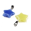 Synthetic Luminous Stone Pendants FIND-A043-02P-3