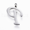 Non-Tarnish 304 Stainless Steel Pendants X-STAS-F129-P-P-2