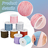   8 Rolls 8 Colors 23M Round Nylon Thread OCOR-PH0002-62-4