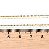 1.5MM Brass Oval Link Chain Necklaces NJEW-M108-17G-3