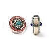 Handmade Tibetan Style Beads TIBEB-C002-07AS-2