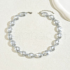 Elegant Vintage Glass Faceted Oval Beaded Necklaces for Women YI4782-2