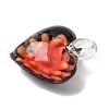 Handmade Gold Sand Lampwork Pendants LAMP-D302-02-2