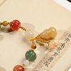 Gourd & Pumpkin Resin Beaded Charm Bracelets FS-WG50C96-01-4