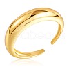 925 Sterling Silver Plain Band Open Cuff Ring for Women JR863B-1