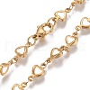 Ion Plating(IP) 304 Stainless Steel Link Bracelets BJEW-I274-36C-2