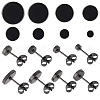 Beebeecraft 32Pcs 8 Styles 316 Surgical Stainless Steel Stud Earrings for Women EJEW-BBC0001-54-1