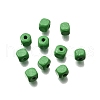 Spray Painted Wooden Beads WOOD-P021-01A-28-1