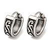 316 Surgical Stainless Steel Hoop Earrings EJEW-D096-23H-AS-1