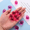 Autumn Theme Transparent Acrylic Pendants TACR-T024-04B-906-6